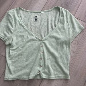 PAC sun green crop top